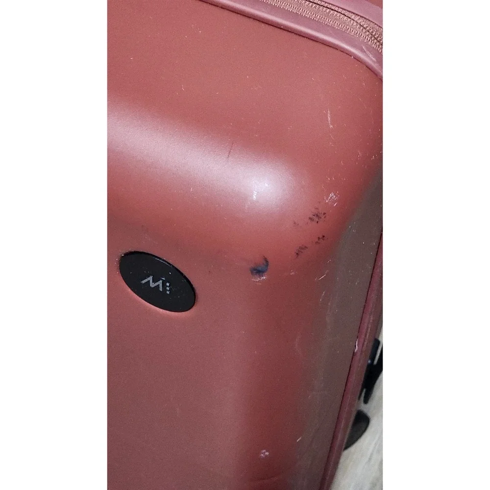 $275 Monos Carry-On Travel Luggage Hardcase - Terracotta Size 22 X 14 X 9